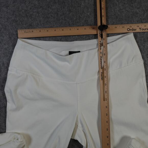 J. Jill Pants Womens Medium Wearever Collection White Pull On Straight Lined - Picture 5 of 11